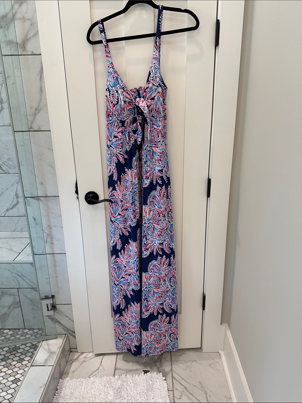Lilly Pulitzer Navy Multi Paisley Maxi Dress